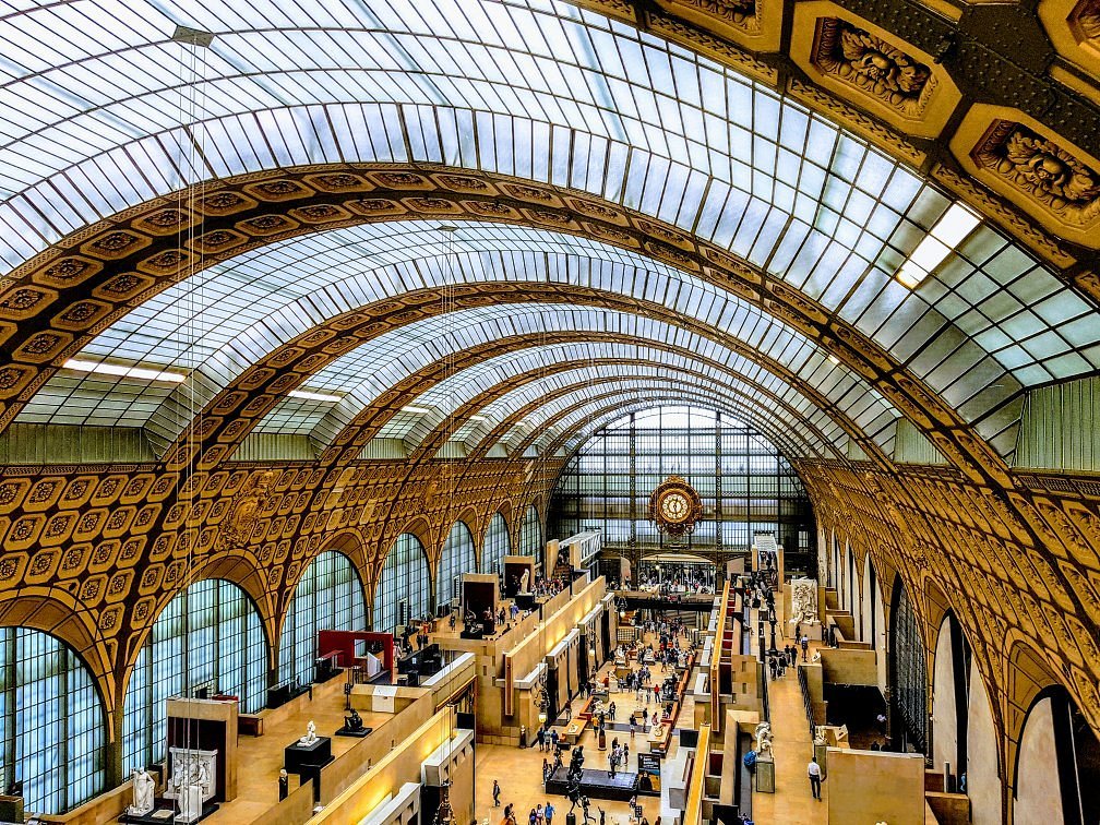 Vue du dessus du musee d'Orsay