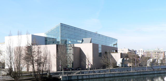 Vue Musée d'Art Moderne et Contemporain de Strasbourg