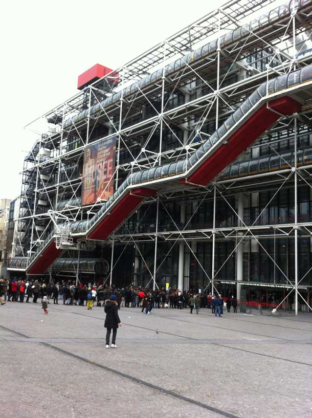 Vue Musée National d'Art Moderne de Paris